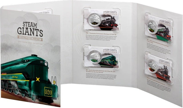2025 50c Australian Rail Heritage - Steam Giants Coloured Uncirculated Seven - Coin Collection - Nova Coins