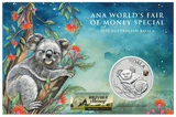 2025 ANA World’s Fair of Money Australian Koala $1 Privy Mark 1oz Silver Brilliant Uncirculated Coin - Nova Coins