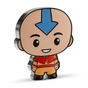2025 Avatar The Last Airbender - Aang Chibi® 1oz Silver Chibi Coin - Nova Coins