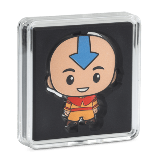 2025 Avatar The Last Airbender - Aang Chibi® 1oz Silver Chibi Coin - Nova Coins
