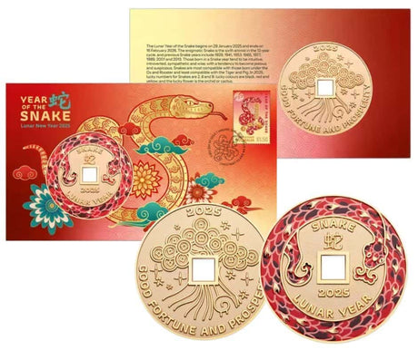 2025 Christmas Island Lunar New Year of the Snake PMC - Nova Coins