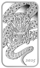 2025 Dragon 1oz Silver Proof Rectangular Coin - Nova Coins
