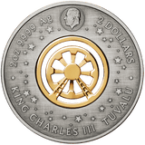 2025 Ferris Wheel 2oz Silver Antiqued Coloured Coin - Nova Coins