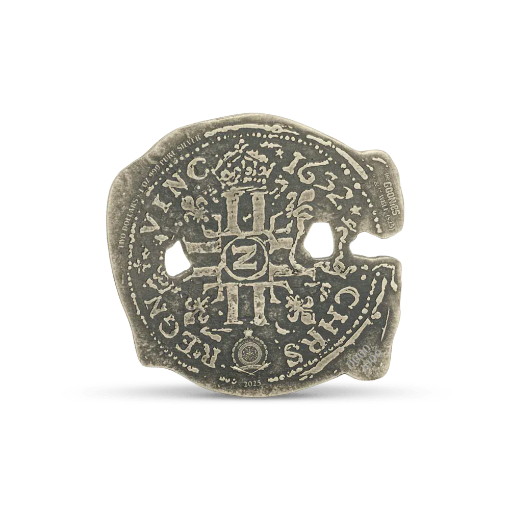 2025 Goonies - Spanish Doubloon 1oz Silver Coin - Nova Coins