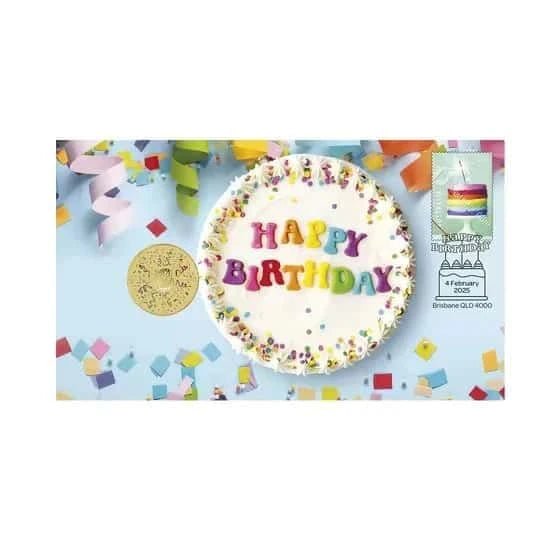 2025 Happy Birthday Postal Numismatic Cover (PNC) - Nova Coins