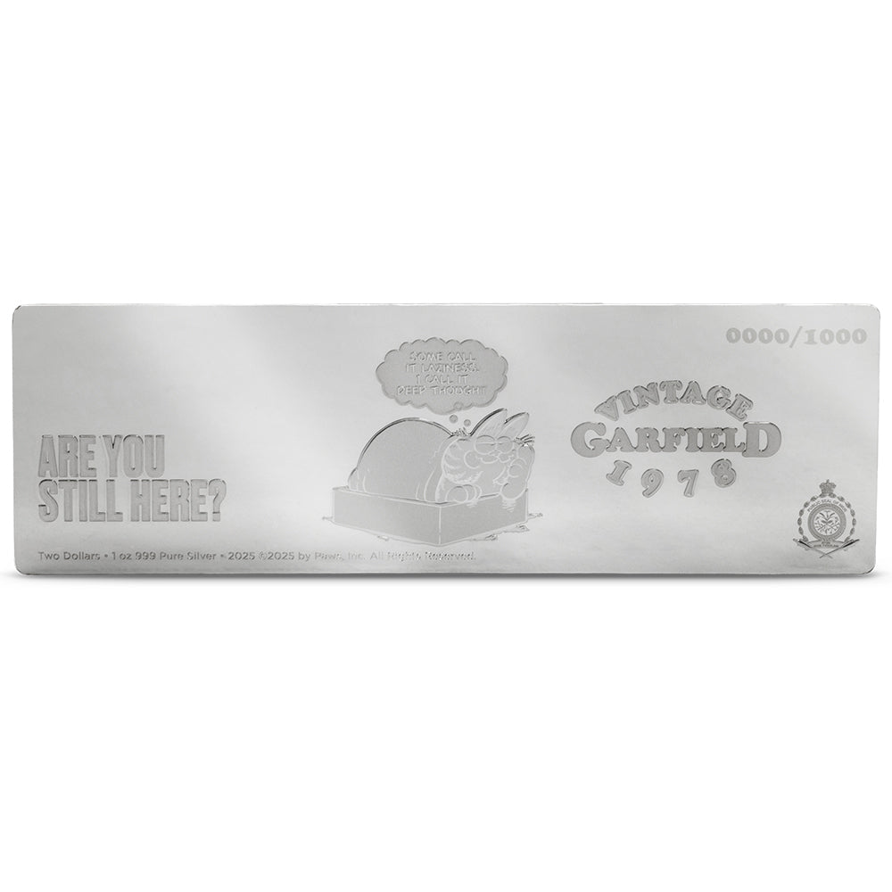 2025 Nickelodeon - Garfield 'I Hate Mondays' - 1oz Silver Coin - Nova Coins