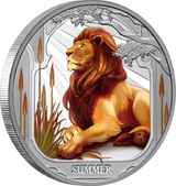 2025 Seasons Summer $1 1oz Silver Proof Coin - Nova Coins