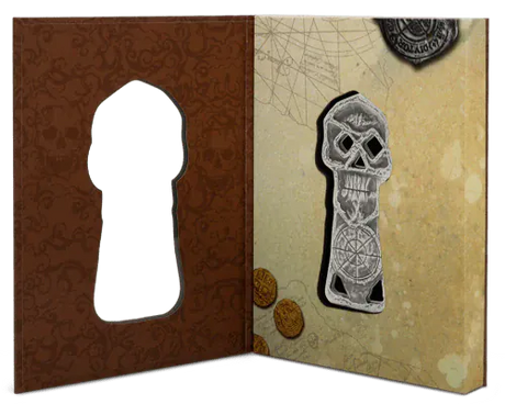 2025 The Goonies - Copper Bones Skeleton Key 2oz Silver Coin - Nova Coins