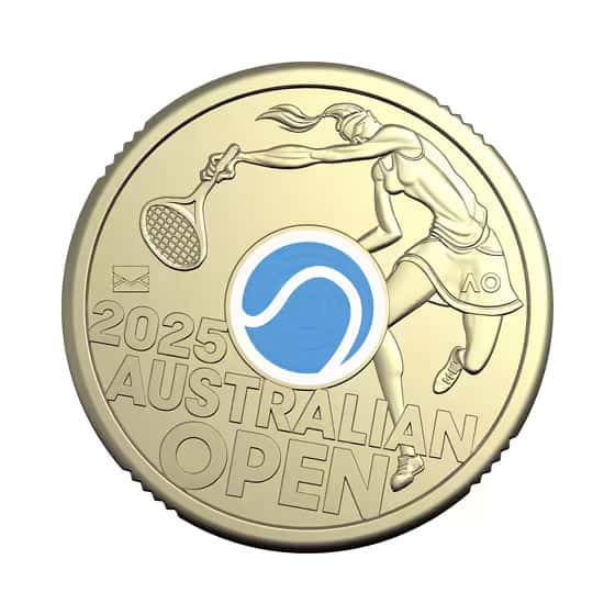 2025 Women’s Australian Open $2 Privy Mark Coin in Folder - Opened - Nova Coins