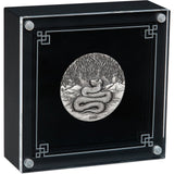 2025 Year Of The Snake 2oz Silver Antiqued Coin - Nova Coins