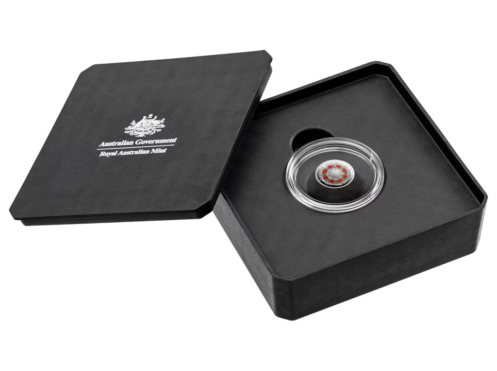 2025 $2 'C' Mintmark Coloured Fine Silver Proof Coin – 80 Years On: Remembering the Second World War