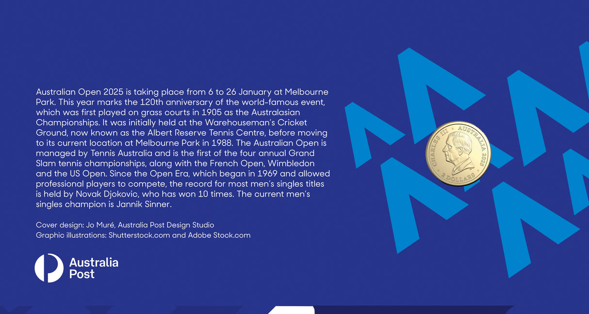 Brisbane Money Expo 2025 - Australian Open 2025 $2 PNC (Random Cover Design)