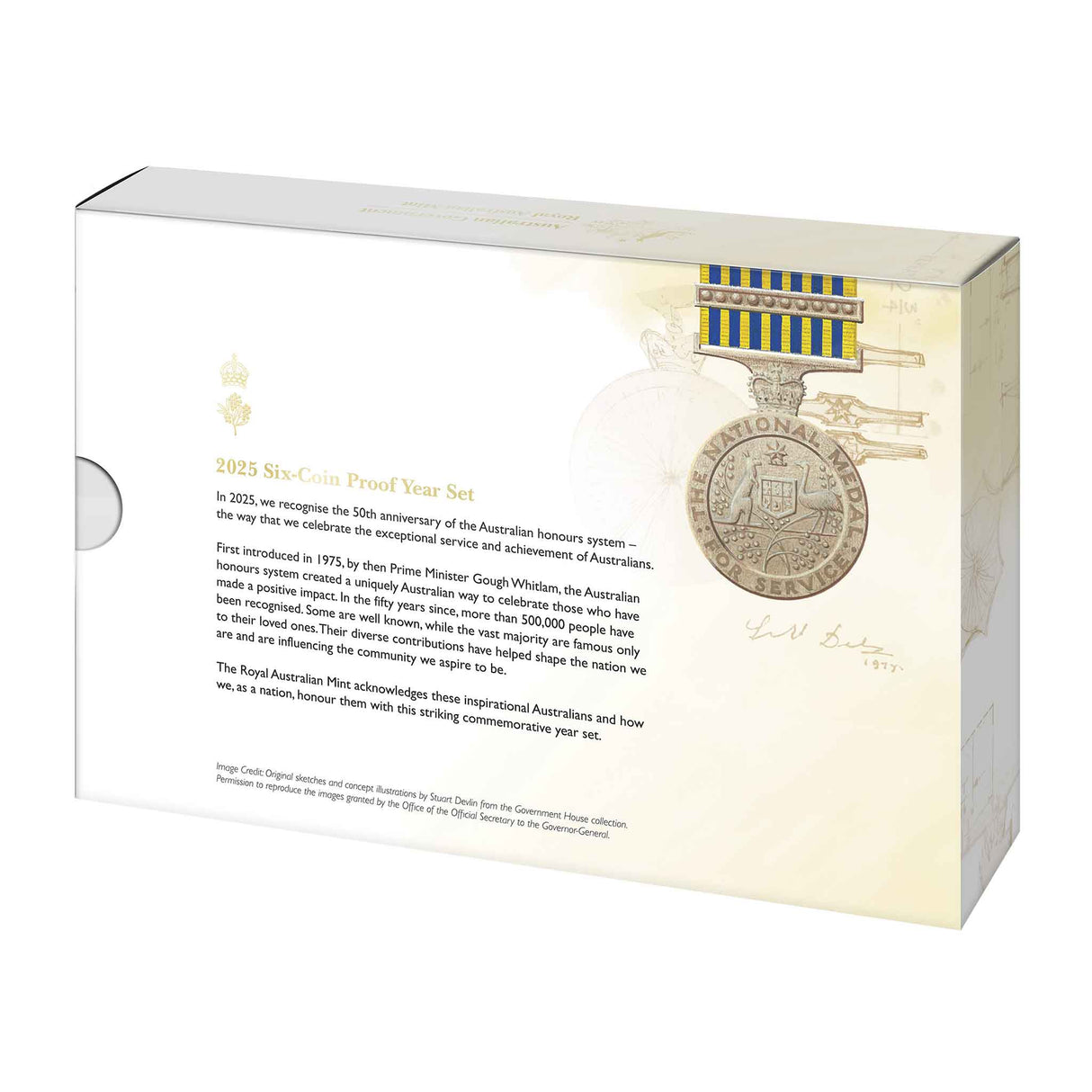 Australian Honours System 50th Anniversary 2025 6-Coin Proof Set
