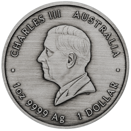 225th Anniversary of the Australian Proclamation Coins - Pillar Dollar 2025 1oz Silver Antiqued Coin