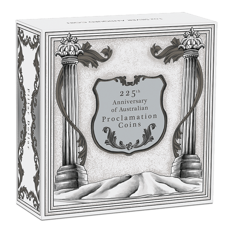 225th Anniversary of the Australian Proclamation Coins - Pillar Dollar 2025 1oz Silver Antiqued Coin