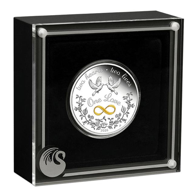 2026 1oz One Love Silver Proof Coloured Coin - Nova Coins