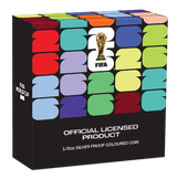 2026 50c 1/2oz FIFA World Cup Silver Proof Coloured Coin - Nova Coins