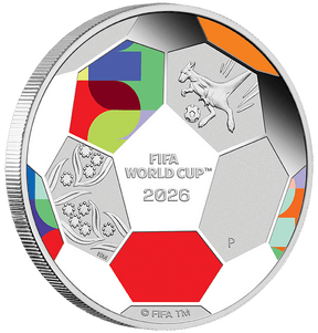 2026 50c 1/2oz FIFA World Cup Silver Proof Coloured Coin - Nova Coins