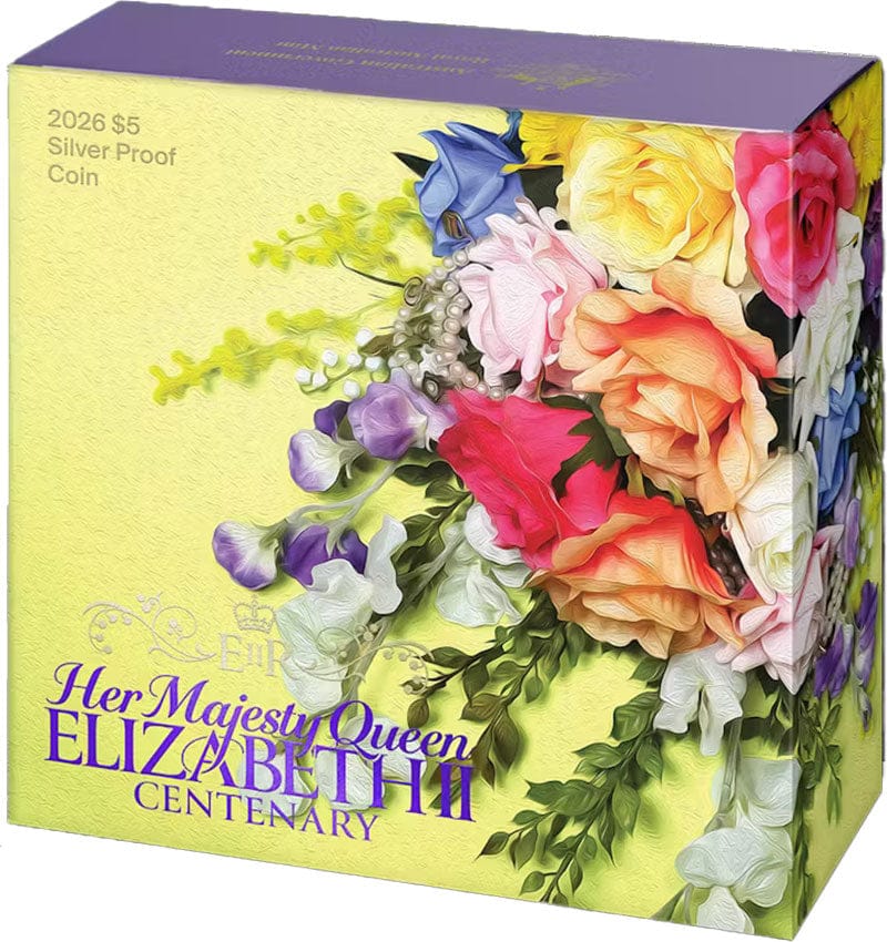 2026 Centenary of the Birth of Queen Elizabeth II $5 1oz Silver Proof Coin