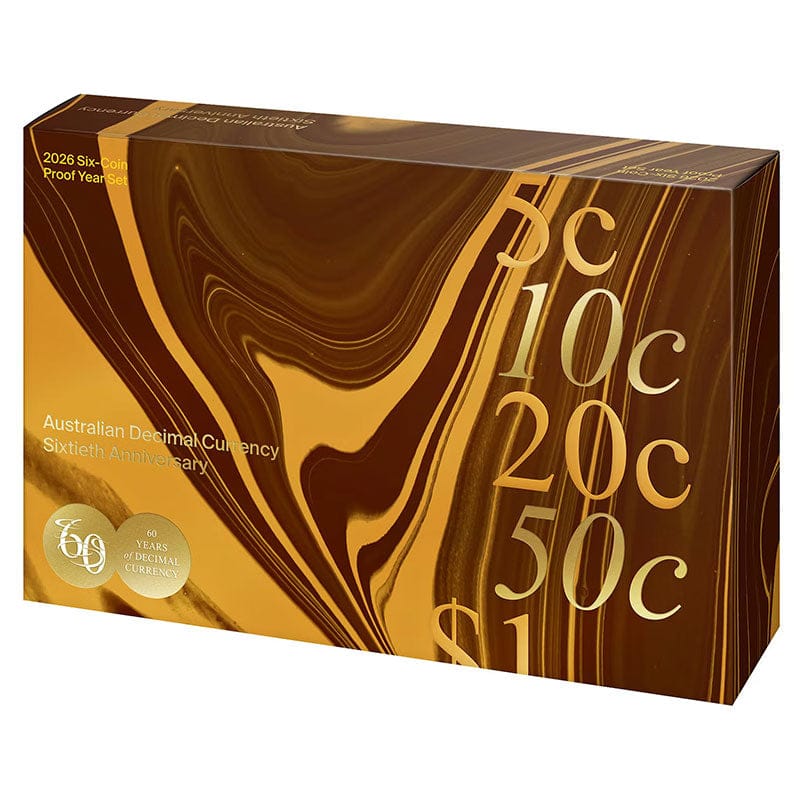 2026 Decimal Currency 60th Anniversary 6-Coin Proof Set