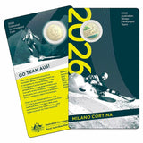 Australia Winter Paralympics 2026 $1 Colour Aluminium-Bronze Uncirculated Coin