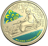 Australia Winter Paralympics 2026 $1 Colour Aluminium-Bronze Uncirculated Coin