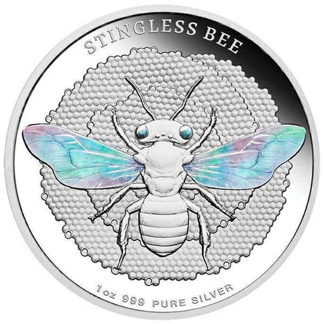 2026 Australian Native Bees - Stingless Bee 1oz Silver Proof Hologram Coin - Nova Coins