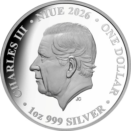 Birds of Australia 2026 $1 Pale-Headed Rosella 1oz Silver Proof Coin