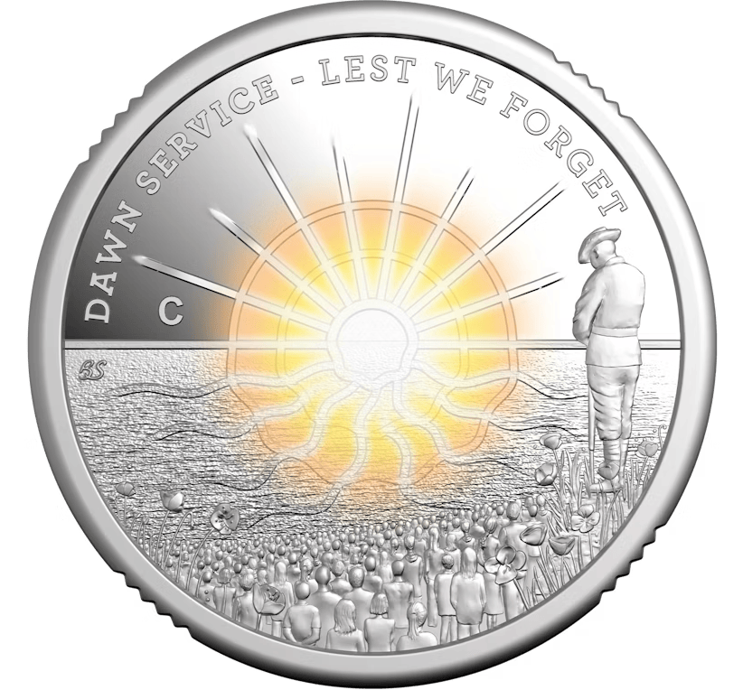 2026 Dawn Service $2 C Mintmark Colour Silver Proof Coin
