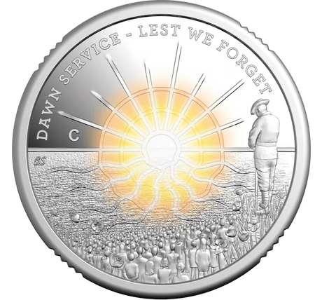 2026 Dawn Service $2 C Mintmark Colour Silver Proof Coin
