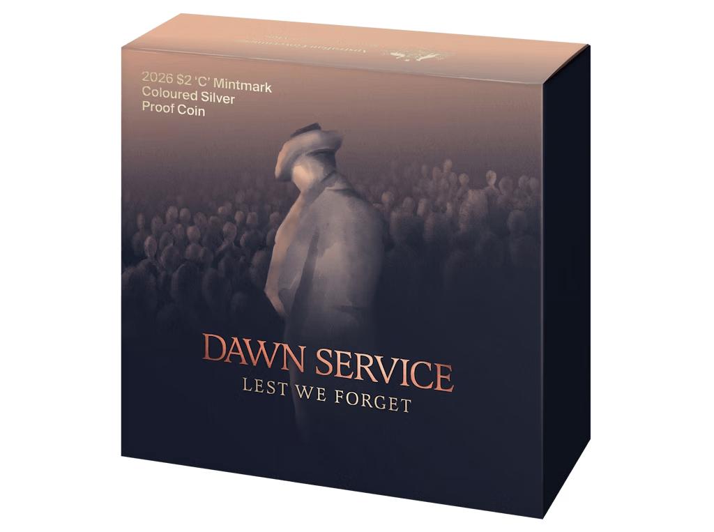 2026 Dawn Service $2 C Mintmark Colour Silver Proof Coin