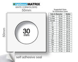 20c Lighthouse 2x2 Self Adhesive Matrix (30mm) - Nova Coins