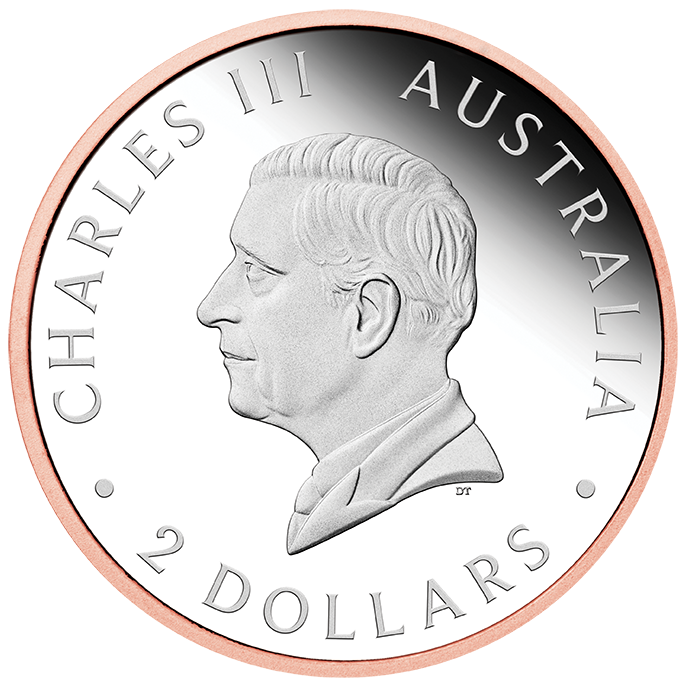 Wedge-tailed Eagle 2025 2oz Silver Proof Rose Gold Gilded Ultra Coin