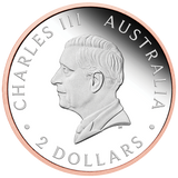Wedge-tailed Eagle 2025 2oz Silver Proof Rose Gold Gilded Ultra Coin