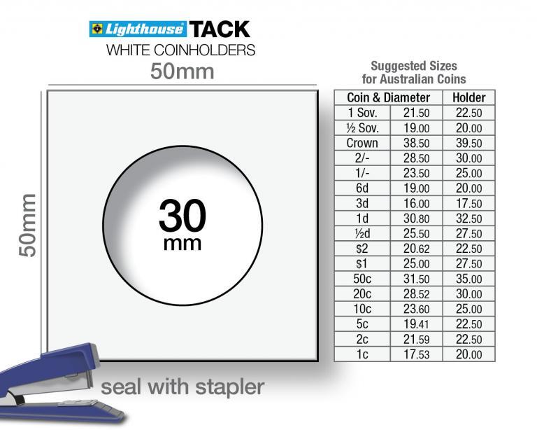 20c Lighthouse 2x2 TACK Staple (30mm)