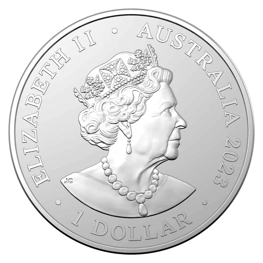 2023 AC/DC - $1 Silver Frosted Uncirculated Coin