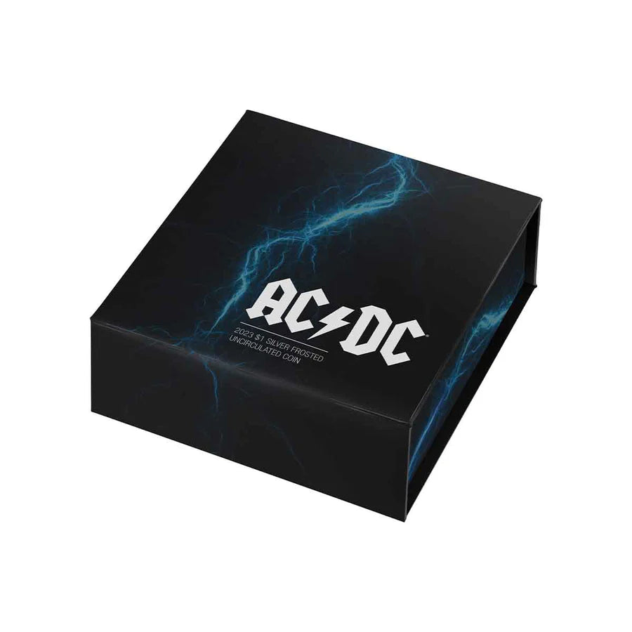 2023 AC/DC - $1 Silver Frosted Uncirculated Coin