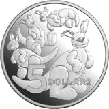 2024 Australia Toy Kangaroo $5 1oz Silver Proof Coin