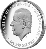 Ex Machina 2025 $1 1oz Silver Proof Coin