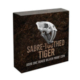 Sabre-Toothed Tiger 2026 $1 1oz Silver Proof Coin