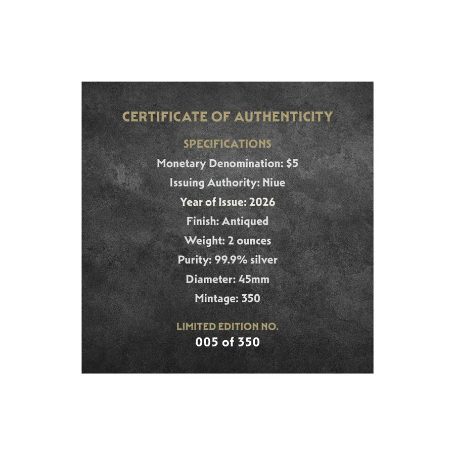 Royal Crown Jewels 2026 $5 St Edward’s Crown Ultra High Relief 2oz Silver Coin