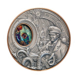 20,000 Leagues under the Sea 2026 $1 High Relief Rotating Silver & Copper Bimetal Antique Coin