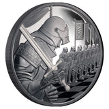 Chess Pawn 2026 $1 1oz Silver Black Proof Coin
