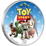 Toy Story 1/2oz Silver Proof Coin 30th Anniversary