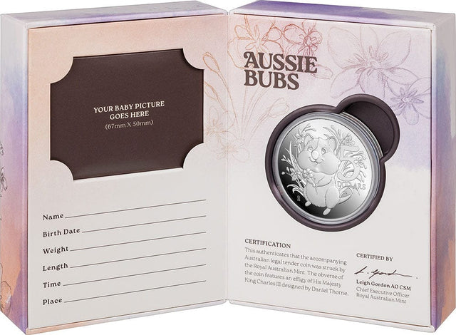 "2025 Baby Coin fine silver proof aussie bubs"