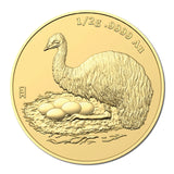 "2023 $5 Mini Money Emu 0.5g Gold Frosted UNC - Nova Coins"