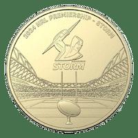 "NRL Melbourne Storm $1 Team Coin in Card - Nova Coins"
