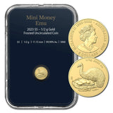 "2023 $5 Mini Money Emu 0.5g Gold Frosted UNC - Nova Coins"