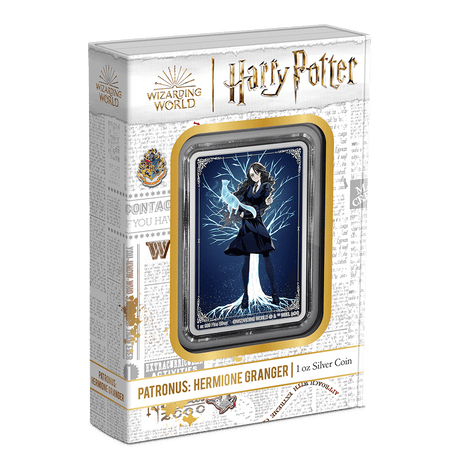 "2024 Harry Potter Patronus - Hermione Granger 1oz Silver Coin - Nova Coins"