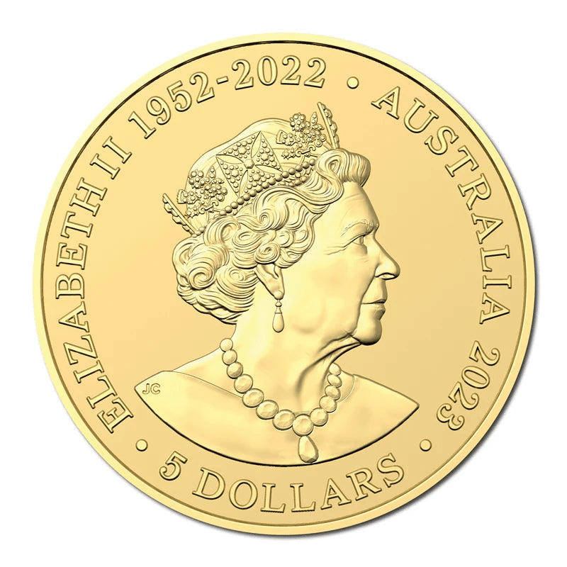 "2023 $5 Mini Money Emu 0.5g Gold Frosted UNC - Nova Coins"